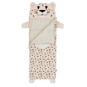 Firefly! Outdoor Gear the Cheetah Kid's Sleeping Bag - Pink (size 65" x 24"')
